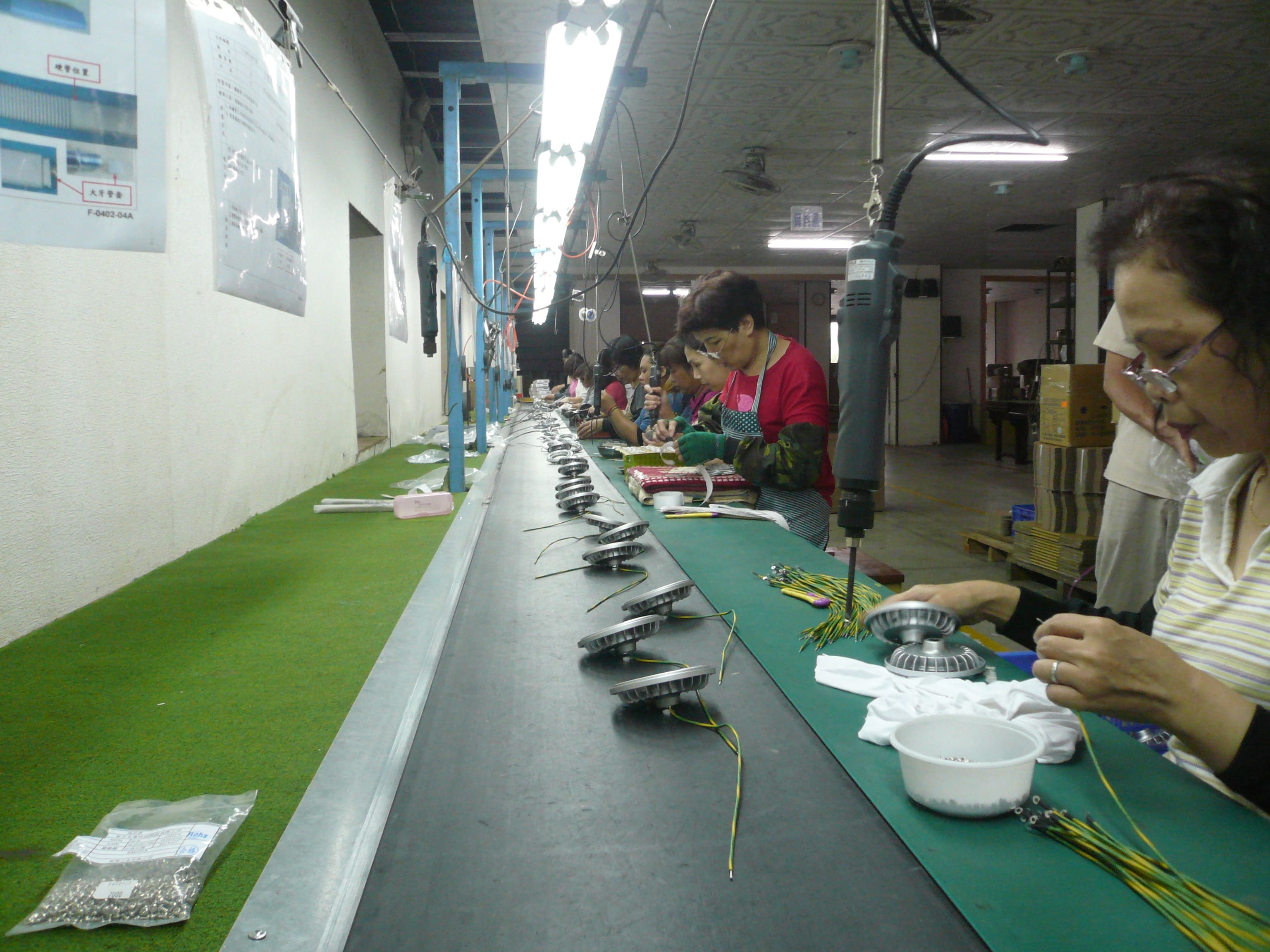 組裝代工生產實景