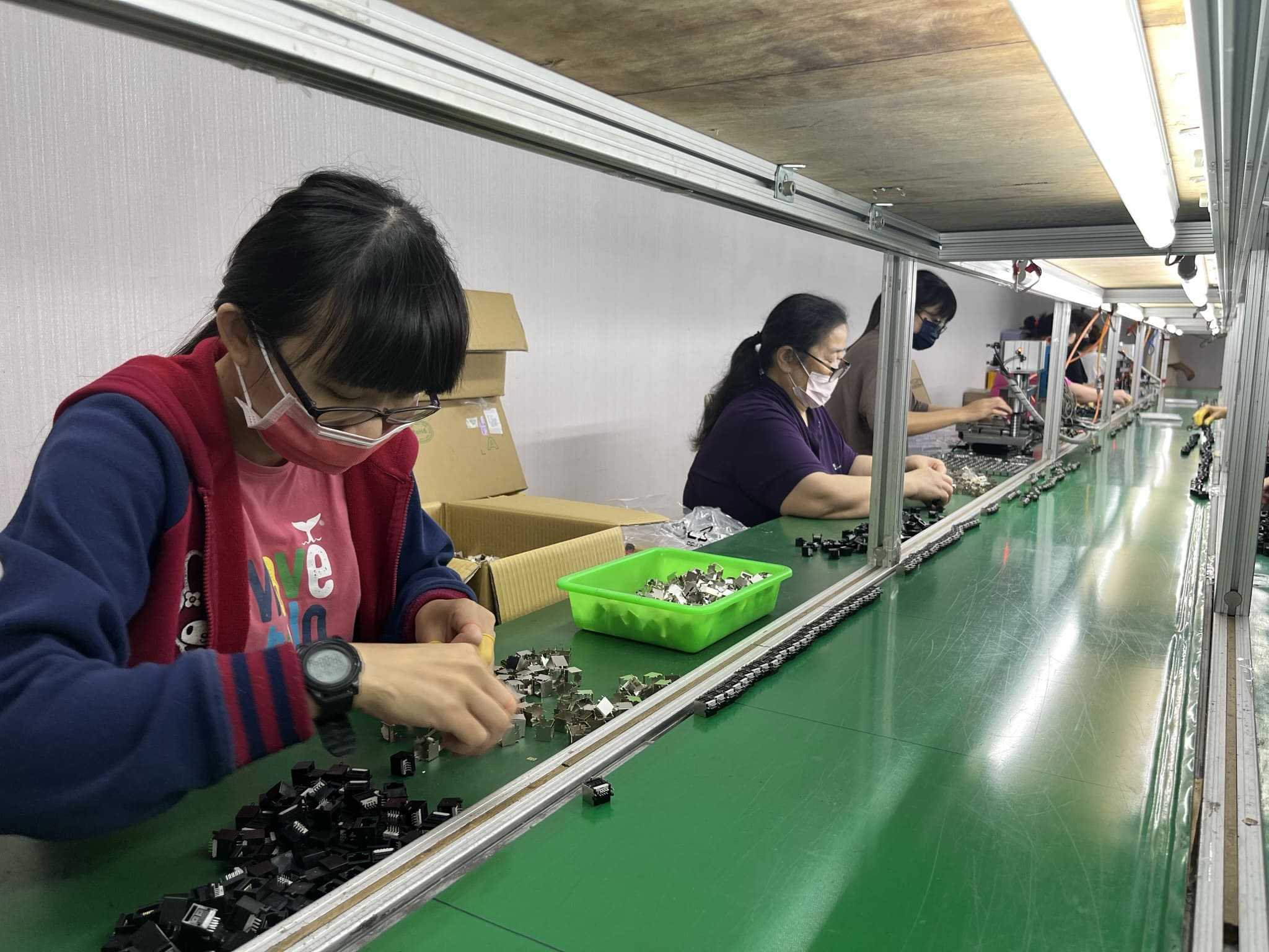 組裝代工生產實景